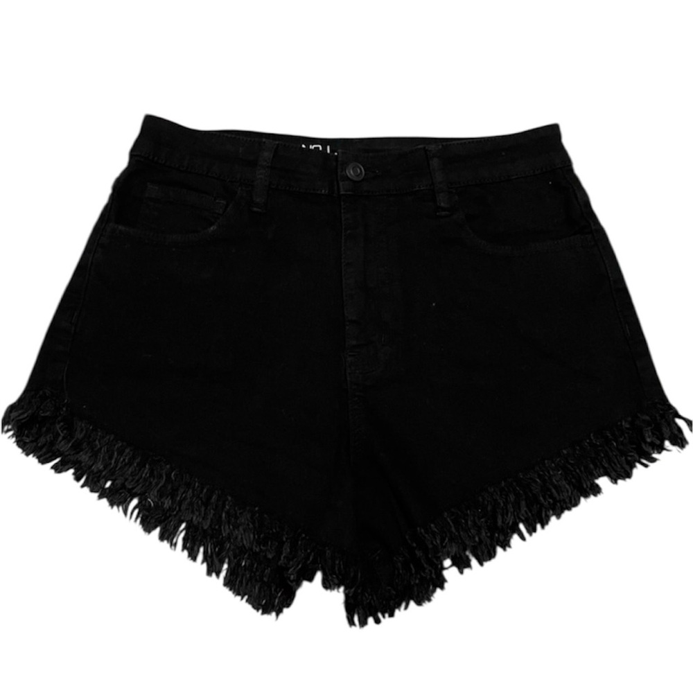 No boundaries Black Shorts Size 9 Juniors Distressed Hem